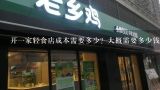 开一家轻食店成本需要多少？大概需要多少钱啊？毛石护坡砌筑成本清单