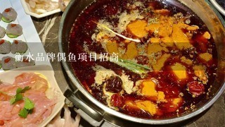 衡水品牌偶鱼项目招商、