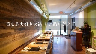 重庆苏大姐老火锅 升州路店怎么样