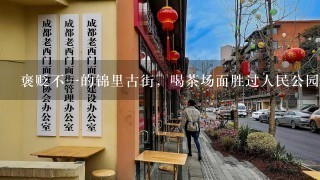 褒贬不一的锦里古街，喝茶场面胜过人民公园，变脸表