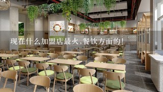 现在什么加盟店最火,餐饮方面的!