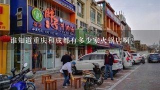 谁知道重庆和成都有多少家火锅店啊?
