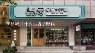 在县城开什么小店子赚钱